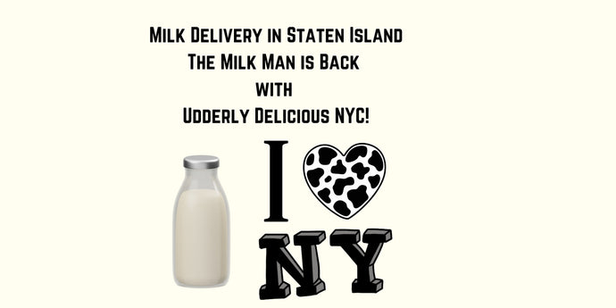 The Milk Man is Back in New York with Udderly Delicious! Buy Local New York Milk in Just Minutes